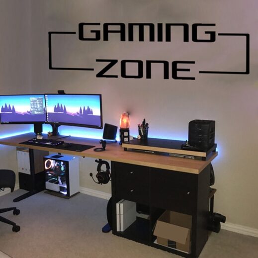 Gaming Zone Patterned Gamer Wall Sticker - Image 3