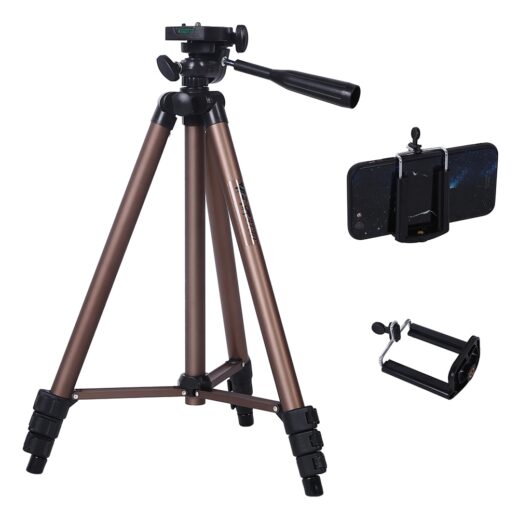 Lightweight Aluminum Camera and Phone Tripod